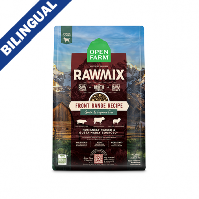 OPEN FARM RAWMIX FRONT RANGE RECIPE GRAIN LEGUME FREE DRY DOG FOOD